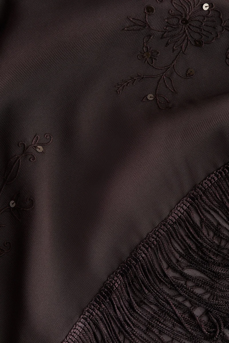 اتش اند ام سارونغ مزين بشراشيب